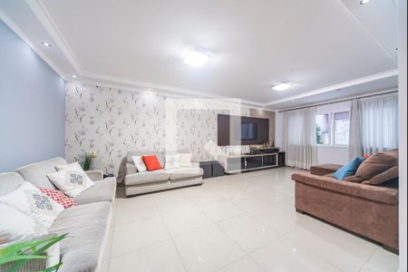 Sala de casa à venda com 4 quartos, 280m² em Parque São Vicente, Santo André