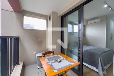 Varanda Studio de kitnet/studio para alugar com 1 quarto, 27m² em Vila Mariana, São Paulo