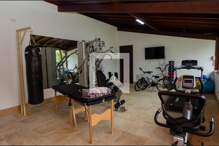 Casa de condomínio à venda com 1180m², 4 quartos e 3 vagasÁrea externa - academia