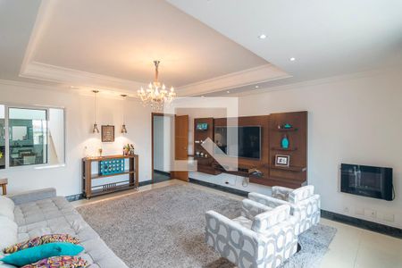 Sala de casa à venda com 4 quartos, 202m² em Vila Scarpelli, Santo André