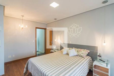 Suíte de casa à venda com 4 quartos, 202m² em Vila Scarpelli, Santo André