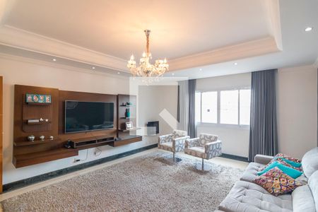 Sala de casa à venda com 4 quartos, 202m² em Vila Scarpelli, Santo André