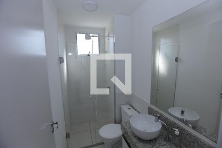 Banheiro de apartamento para alugar com 2 quartos, 53m² em Jardim Riacho das Pedras, Contagem