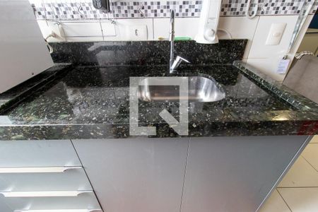 Apartamento para alugar com 31m², 1 quarto e 1 vagaDetalhe da cozinha