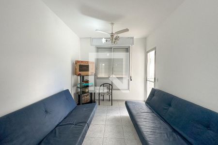 Sala de apartamento para alugar com 2 quartos, 65m² em Vila Luis Antonio, Guarujá