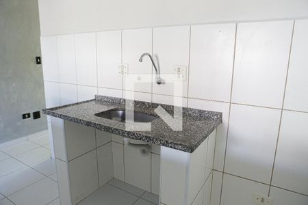 Cozinha de casa para alugar com 1 quarto, 40m² em Parque das Nações, Santo André