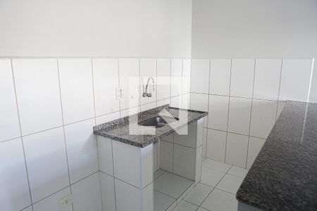 Cozinha de casa para alugar com 1 quarto, 40m² em Parque das Nações, Santo André