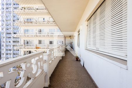 Varanda da Sala de apartamento para alugar com 3 quartos, 179m² em Cerqueira César, São Paulo