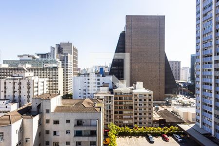 Varanda da Sala - Vista de apartamento para alugar com 3 quartos, 179m² em Cerqueira César, São Paulo
