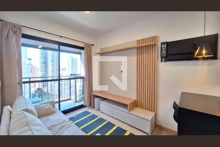 Sala de apartamento para alugar com 1 quarto, 32m² em Perdizes, São Paulo