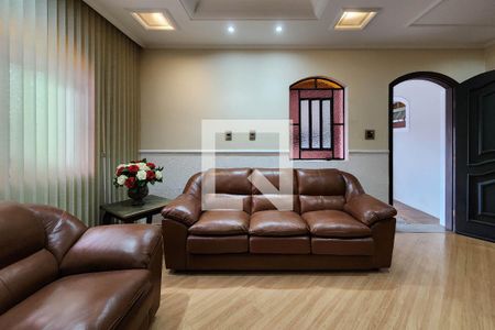 Sala de Estar e TV de casa à venda com 3 quartos, 238m² em Barcelona, São Caetano do Sul