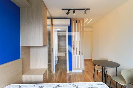 Sala/Quarto de kitnet/studio para alugar com 1 quarto, 25m² em Brooklin, São Paulo