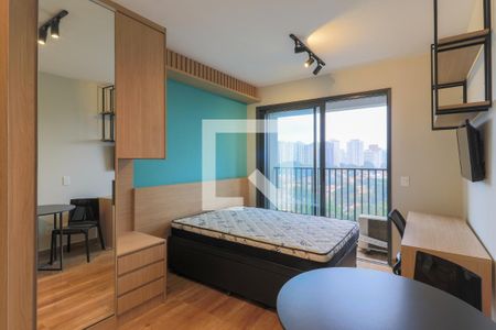 Sala/Quarto de kitnet/studio à venda com 1 quarto, 25m² em Brooklin, São Paulo