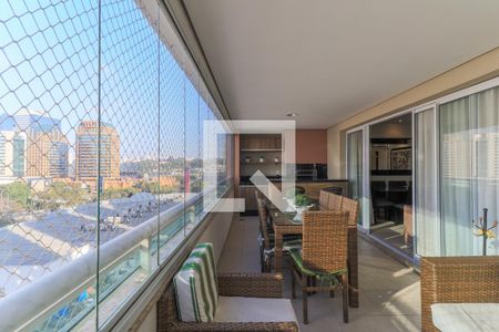 Apartamento para alugar com 147m², 4 quartos e 3 vagasVaranda da Sala