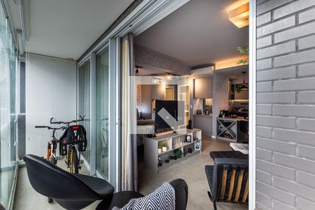 Studio para alugar com 54m², 1 quarto e 1 vagaVaranda