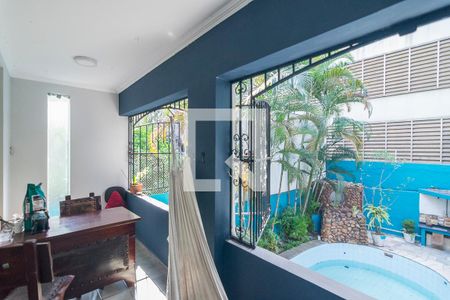 Varanda da Sala de casa à venda com 3 quartos, 350m² em Vila Alice, Santo André