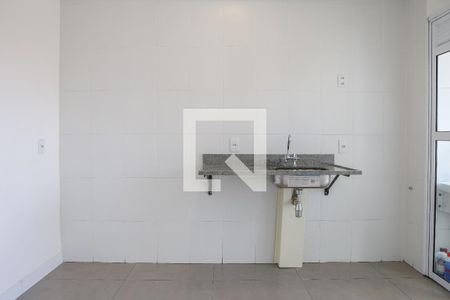 Cozinha de apartamento para alugar com 1 quarto, 33m² em Barra Funda, São Paulo