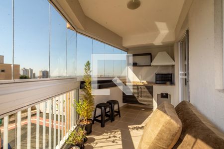 Varanda da Sala de apartamento à venda com 3 quartos, 82m² em Gopoúva, Guarulhos