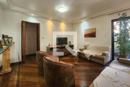 Sala de Estar/TV de apartamento à venda com 3 quartos, 157m² em Santa Paula, São Caetano do Sul