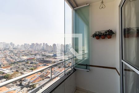 Varanda da Sala de apartamento para alugar com 2 quartos, 50m² em Vila Moinho Velho, São Paulo