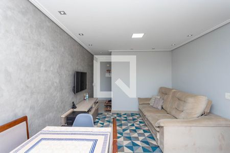 Sala de apartamento à venda com 3 quartos, 62m² em Piraporinha, Diadema