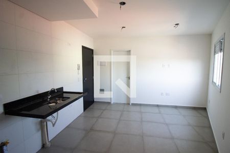 Sala e Cozinha de apartamento à venda com 1 quarto, 33m² em Mooca, São Paulo