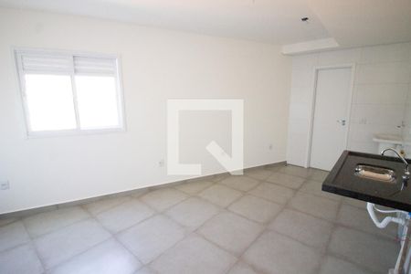 Sala e Cozinha de apartamento à venda com 1 quarto, 34m² em Mooca, São Paulo