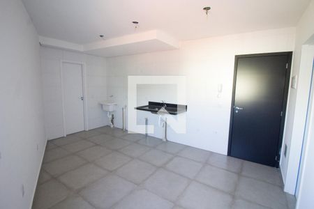 Sala e Cozinha de apartamento à venda com 1 quarto, 34m² em Mooca, São Paulo