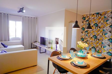 Sala de TV e Jantar de apartamento para alugar com 3 quartos, 127m² em Vila Monumento, São Paulo