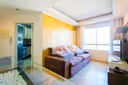 Sala de apartamento à venda com 3 quartos, 75m² em Parque Marajoara, Santo André