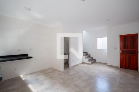 Sala/Cozinha de casa de condomínio à venda com 2 quartos, 67m² em Jaguaribe, Osasco
