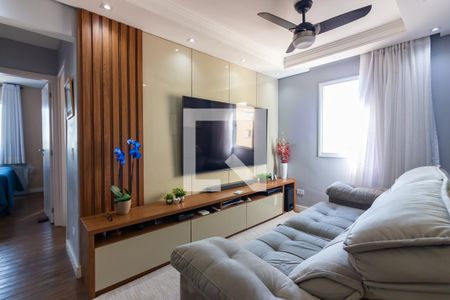 Sala de Estar de apartamento à venda com 3 quartos, 68m² em Santo Antônio, Osasco