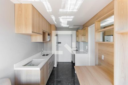 Sala/Cozinha de apartamento para alugar com 1 quarto, 28m² em Vila Tolstoi, São Paulo