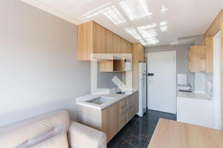 Sala/Cozinha de apartamento para alugar com 1 quarto, 28m² em Vila Tolstoi, São Paulo