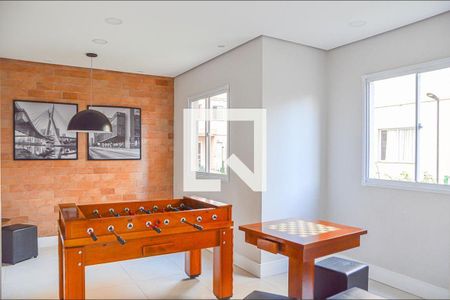 Apartamento para alugar com 40m², 2 quartos e sem vaga Apartamento para alugar com 40m², 2 quartos e sem vagaSalão de jogos