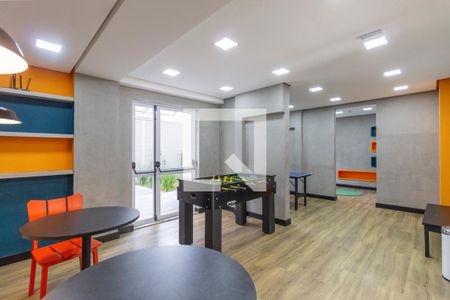 Área Comum - Sala de Jogos de apartamento para alugar com 2 quartos, 40m² em Jardim Santo Antonio, São Paulo