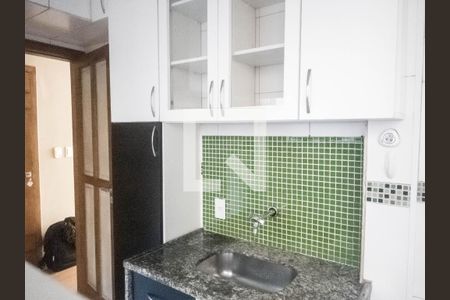 Apartamento para alugar com 50m², 1 quarto e sem vagaDetalhe da cozinha