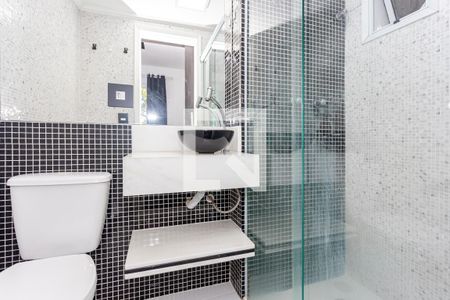Banheiro Quarto 1 de apartamento à venda com 3 quartos, 70m² em Vila Caraguatá, São Paulo