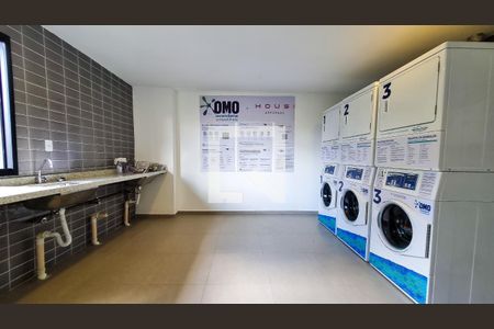 Studio à venda com 26m², 1 quarto e sem vagaLavanderia