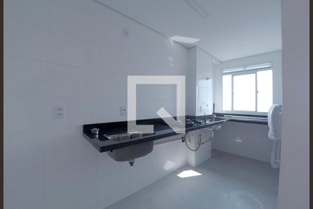 Cozinha e Área de Serviço de apartamento para alugar com 2 quartos, 43m² em Parque São Vicente, Mauá