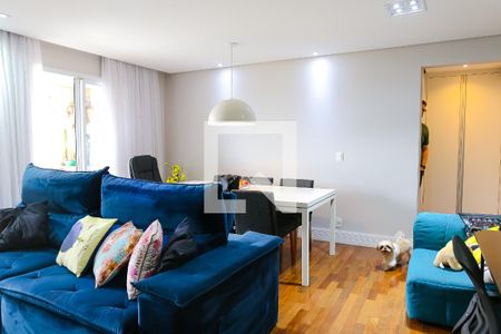 Sala de apartamento à venda com 2 quartos, 79m² em Campestre, Santo André