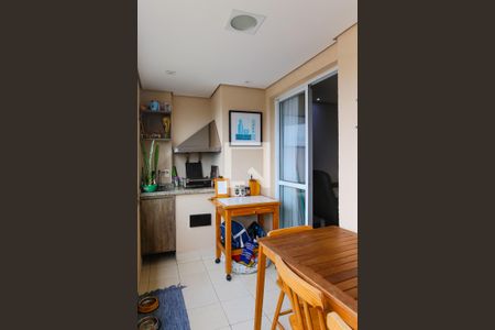 Varanda Gourmet de apartamento à venda com 2 quartos, 79m² em Campestre, Santo André