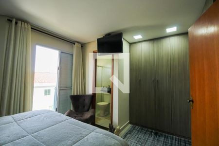 Suíte 1 de casa de condomínio à venda com 3 quartos, 190m² em Vila Nova Manchester, São Paulo