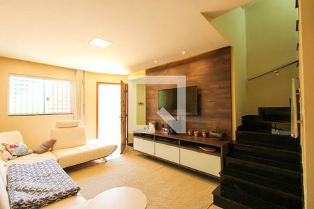 Sala de casa de condomínio à venda com 3 quartos, 190m² em Vila Nova Manchester, São Paulo