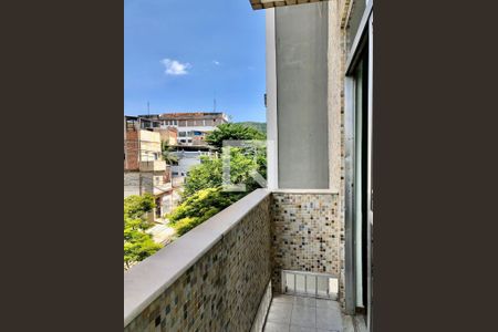 Varanda da Sala de apartamento para alugar com 3 quartos, 80m² em Riachuelo, Rio de Janeiro