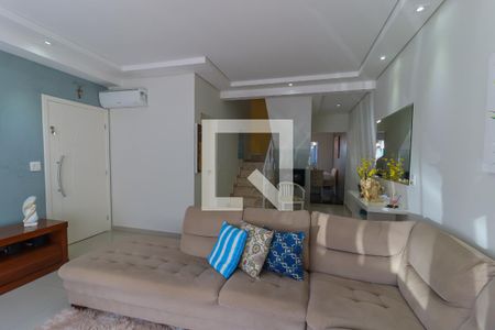 Sala de casa de condomínio à venda com 3 quartos, 220m² em Jardim Carolina, Jundiaí