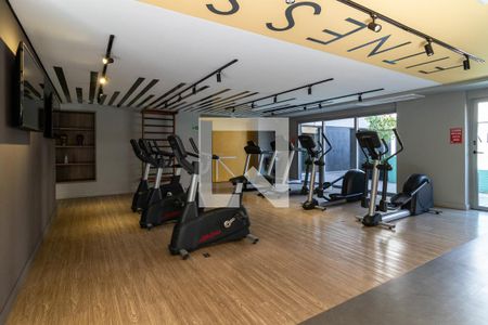 Studio para alugar com 31m², 1 quarto e sem vaga Studio para alugar com 31m², 1 quarto e sem vagaÁrea comum - Academia