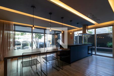 Studio para alugar com 31m², 1 quarto e sem vaga Studio para alugar com 31m², 1 quarto e sem vagaÁrea comum - Área Gourmet