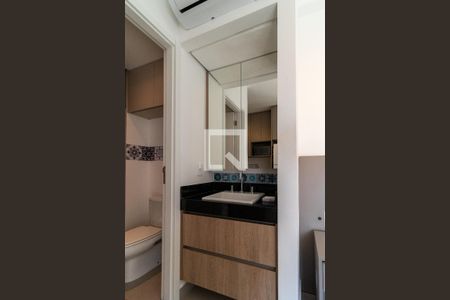 Corredor - Pia de kitnet/studio para alugar com 1 quarto, 31m² em Pompeia, São Paulo