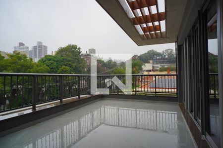 Varanda de kitnet/studio à venda com 1 quarto, 70m² em Petrópolis, Porto Alegre